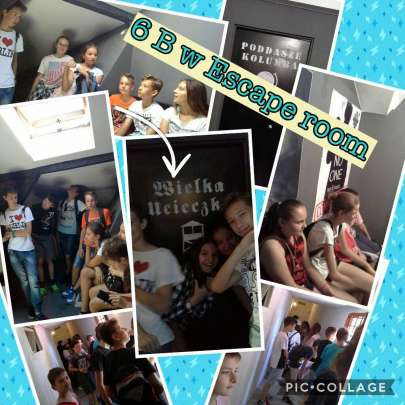 Klasa 6B w Escape room
