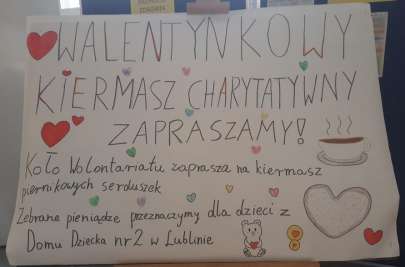 Walentynkowy kiermasz charytatywny