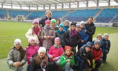 Klasa 3 C odwiedzia Aren Lublin