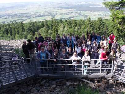 Wycieczka klas 6b, 6c, 6d w Gry witokrzyskie