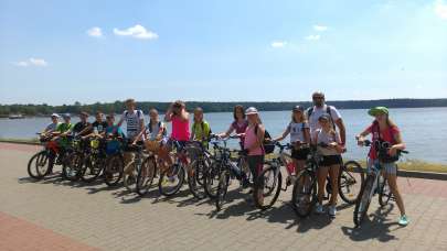 Wycieczka rowerowa klasy 5A nad Zalew Zemborzycki