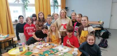 witeczne pierniczki w klasie 6A