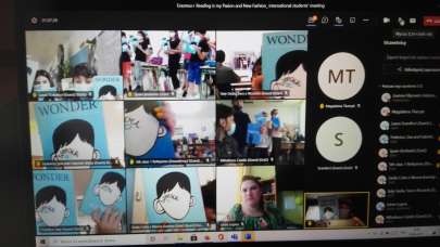 Projekt Erasmus+ Reading is my Passion and New Fashion. Pierwsze spotkanie ISRC (International Shared Reading Club  Midzynarodowego Klubu Czytelniczego)  9czerwca 2021