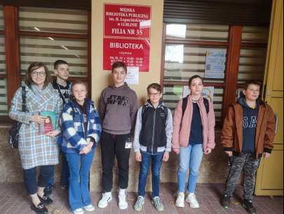 Wizyta w bibliotece klasy 7B