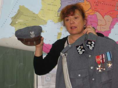 Lekcja historii w klasie II A