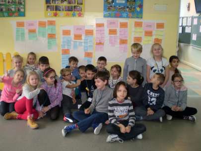 <i>Dziewczynka z zapakami</i>  metaplan