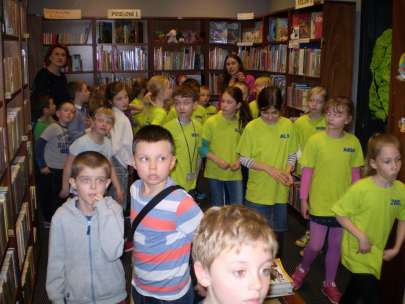 Lekcja biblioteczna klas II g i II h w Wojewdzkiej Bibliotece Publicznej im. Hieronima opaciskiego