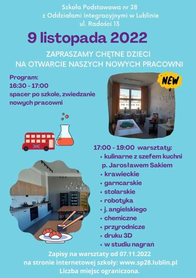 Otwarcie nowych pracowni