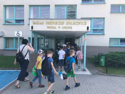 Wycieczka klasy 3A do Zakadu Ubezpiecze Spoecznych