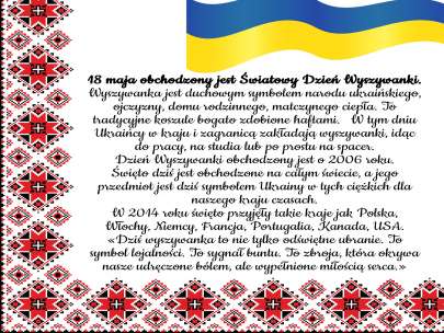 wiatowy Dzie Wyszywanki