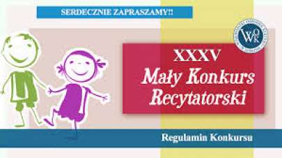 XXXV MAY KONKURS RECYTATORSKI