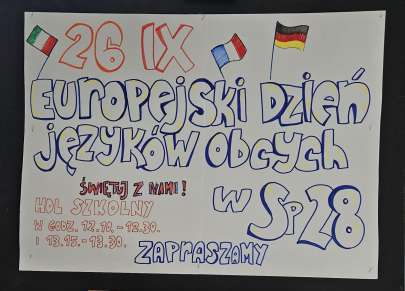 Dzie Jzykw Obcych w naszej szkole